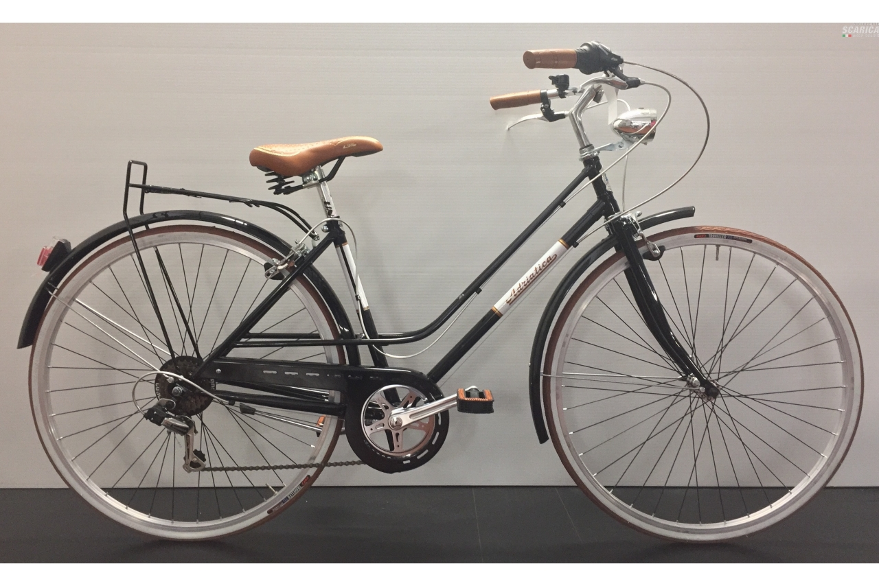 ADRIATICA RONDINE DONNA 28 6V NERO - ADRIATICA CICLI 3 ADRIATICA RONDINE DONNA 28 6V NERO - ADRIATICA CICLI