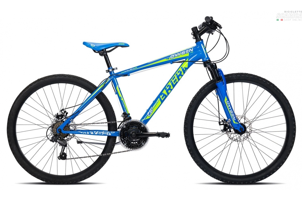 BRERA OXYGEN DISCO 26 21V BLU GIALLO - BRERA CICLI 4 BRERA OXYGEN DISCO 26 21V BLU GIALLO - BRERA CICLI - immagine 2