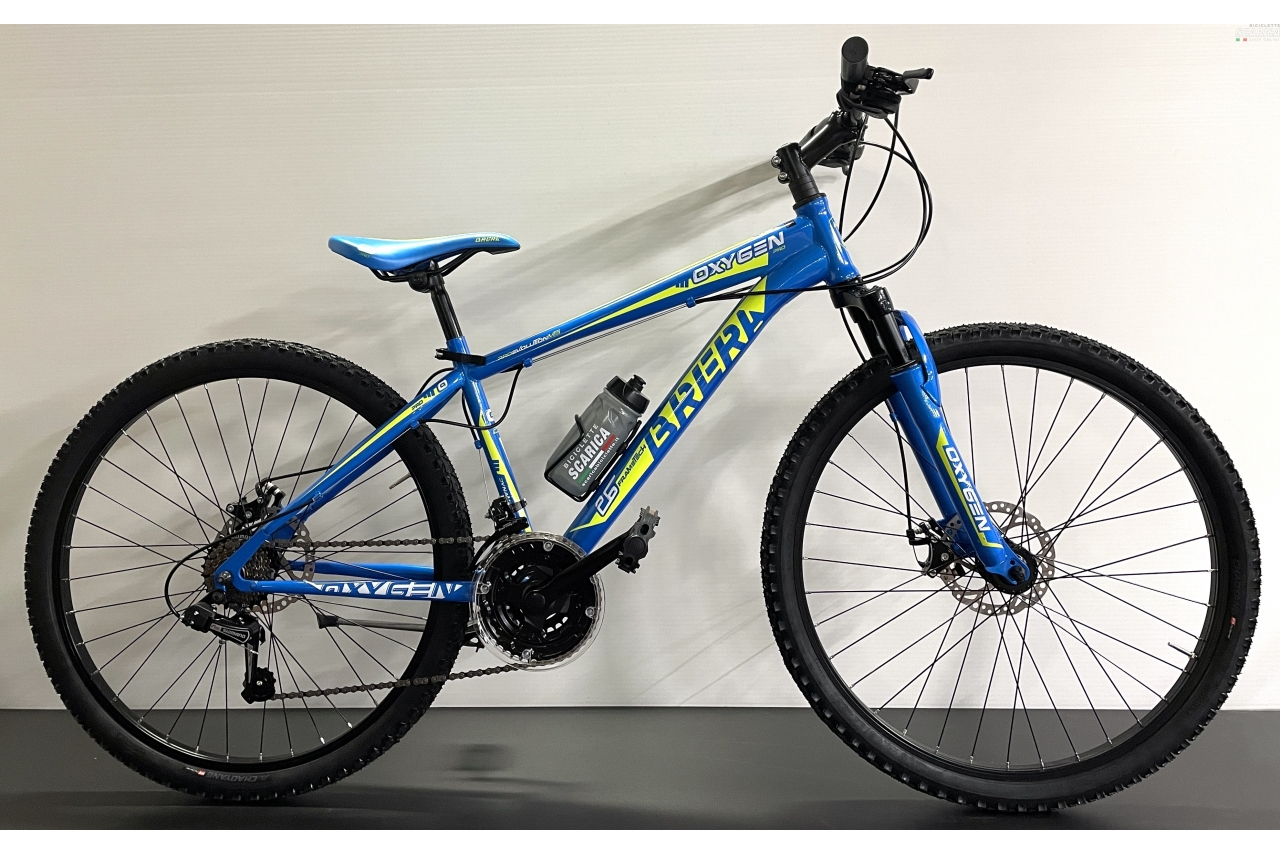 BRERA OXYGEN DISCO 26 21V BLU GIALLO - BRERA CICLI 3 BRERA OXYGEN DISCO 26 21V BLU GIALLO - BRERA CICLI