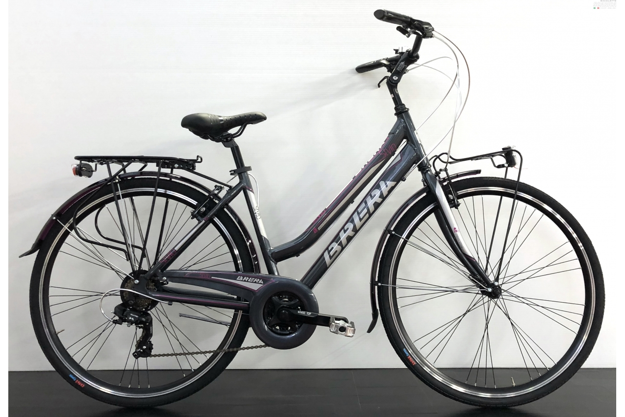 BRERA STYLO DONNA 28 21V ANTRACITE FUXIA - BRERA CICLI 3 BRERA STYLO DONNA 28 21V ANTRACITE FUXIA - BRERA CICLI