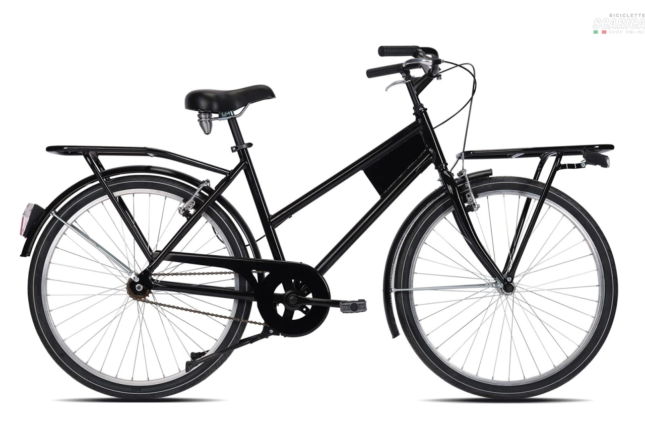 BRERA TRASPORTO UNISEX 26 1V NERO - BRERA CICLI 4 BRERA TRASPORTO UNISEX 26 1V NERO - BRERA CICLI - immagine 2