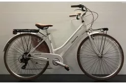 IMPERIA CITY RETRÒ DONNA 28 6V BIANCO - IMPERIA CICLI