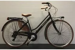 IMPERIA CITY RETRÒ DONNA 28 6V NERO - IMPERIA CICLI