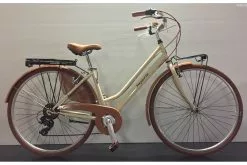 IMPERIA CITY RETRÒ DONNA 28 6V PANNA MARRONE - IMPERIA CICLI