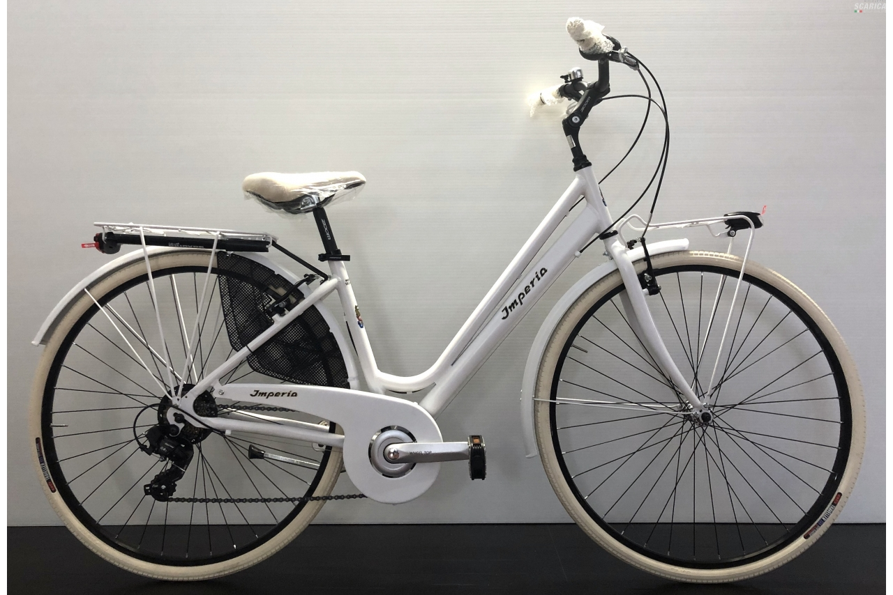 IMPERIA COTTAGE DONNA 28 6V BIANCO - IMPERIA CICLI 3 IMPERIA COTTAGE DONNA 28 6V BIANCO - IMPERIA CICLI