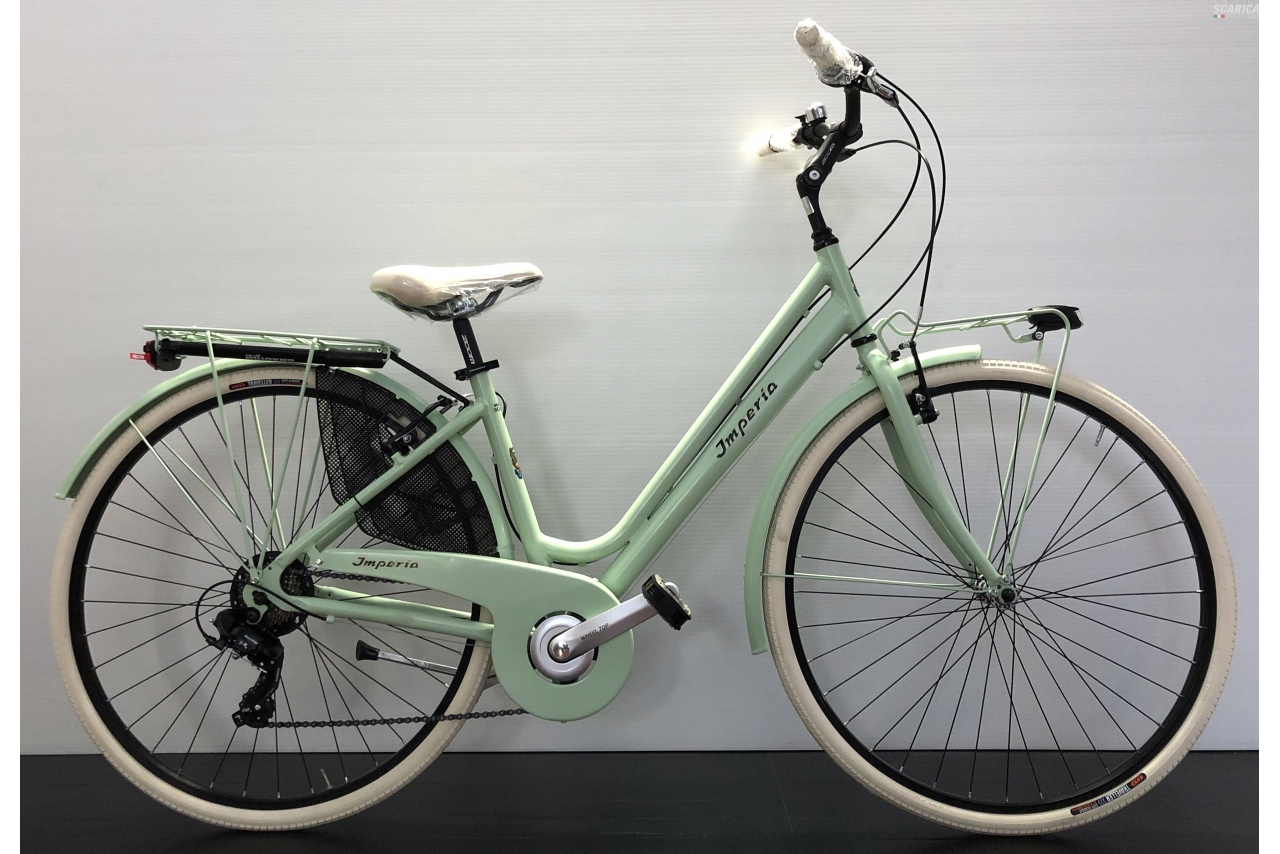 IMPERIA COTTAGE DONNA 28 6V VERDE PASTELLO - IMPERIA CICLI 3 IMPERIA COTTAGE DONNA 28 6V VERDE PASTELLO - IMPERIA CICLI