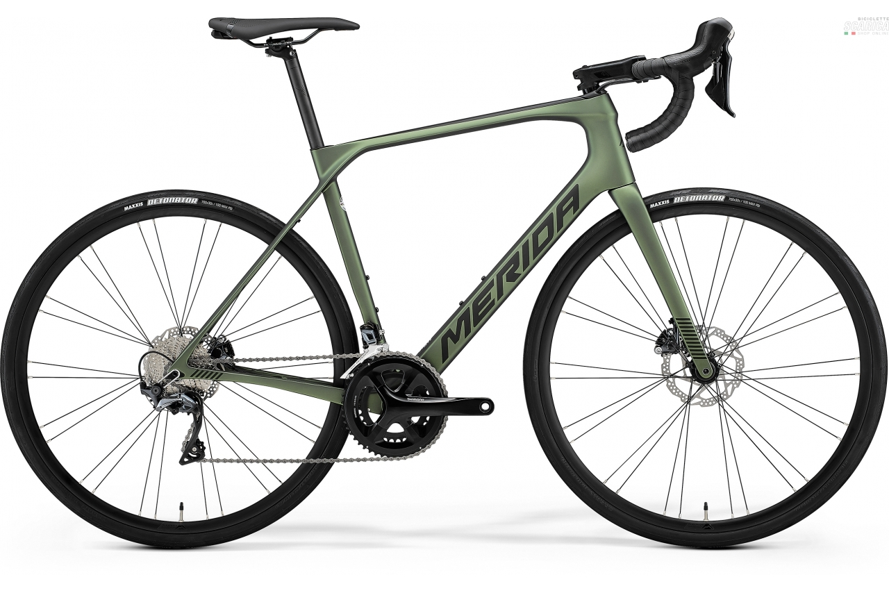 MERIDA SCULTURA ENDURANCE 5000 28 22V MATT GREEN BLACK - MERIDA BIKES 4 MERIDA SCULTURA ENDURANCE 5000 28 22V MATT GREEN BLACK - MERIDA BIKES - immagine 2
