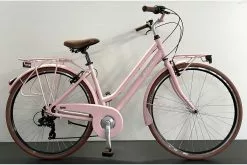 MONDIAL C20 CITY DONNA 28 7V ROSA CONFETTO CON PORTAPACCO - MONDIAL CICLI