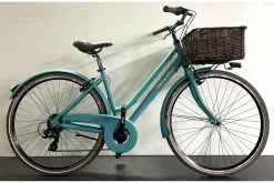 MONDIAL C20 CITY DONNA 28 7V VERDE SMERALDO CON CESTO - MONDIAL CICLI