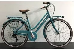 MONDIAL C20 CITY DONNA 28 7V VERDE SMERALDO CON PORTAPACCO - MONDIAL CICLI