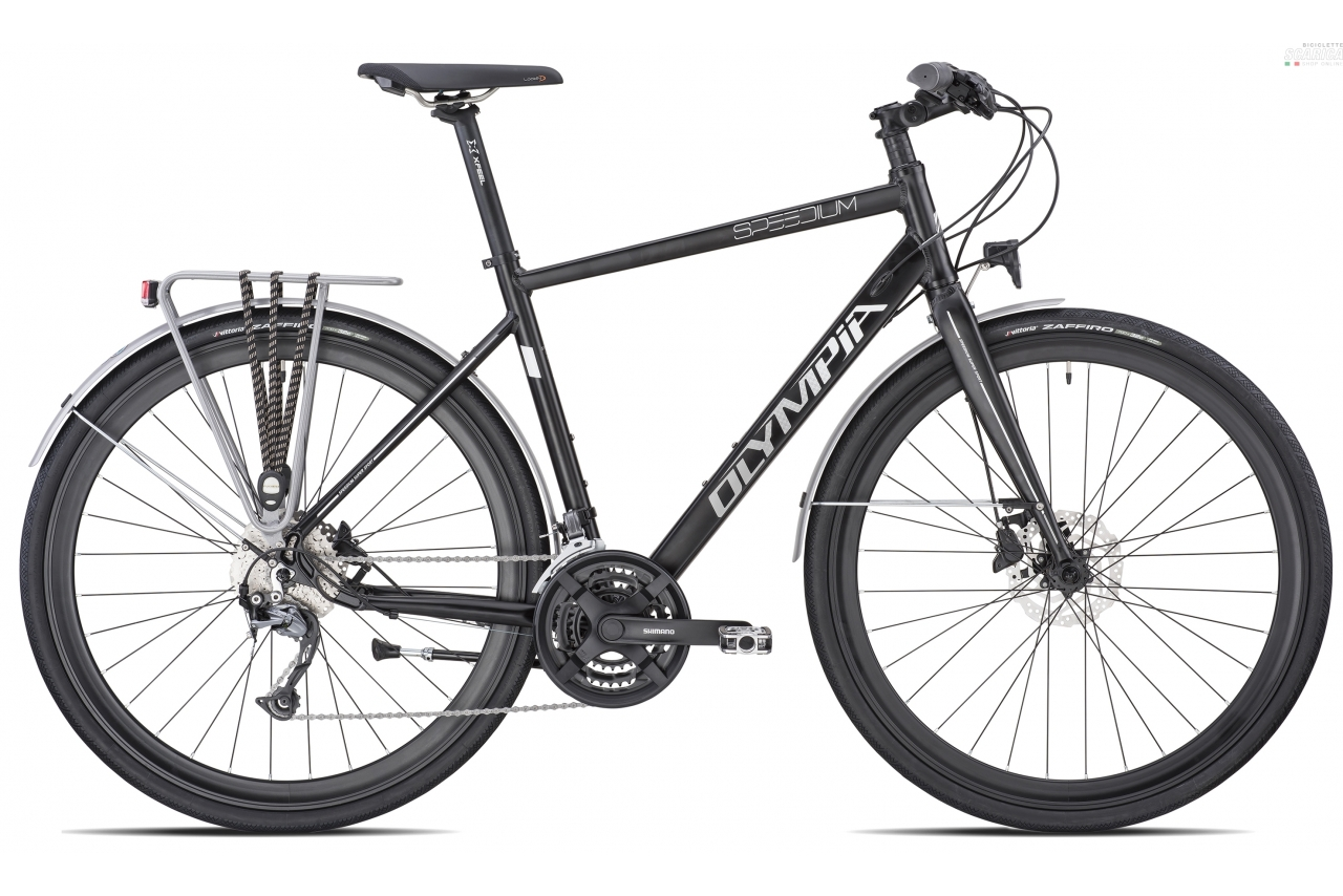 OLYMPIA SPEEDIUM 2 UOMO 28 24V NERO - OLYMPIA CICLI 4 OLYMPIA SPEEDIUM 2 UOMO 28 24V NERO - OLYMPIA CICLI - immagine 2